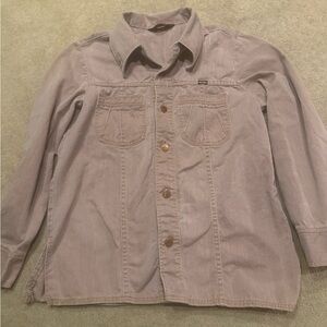 Vintage 70s Wrangler Wrapid Transit Shirt Jacket Made USA Western Chore Coat L